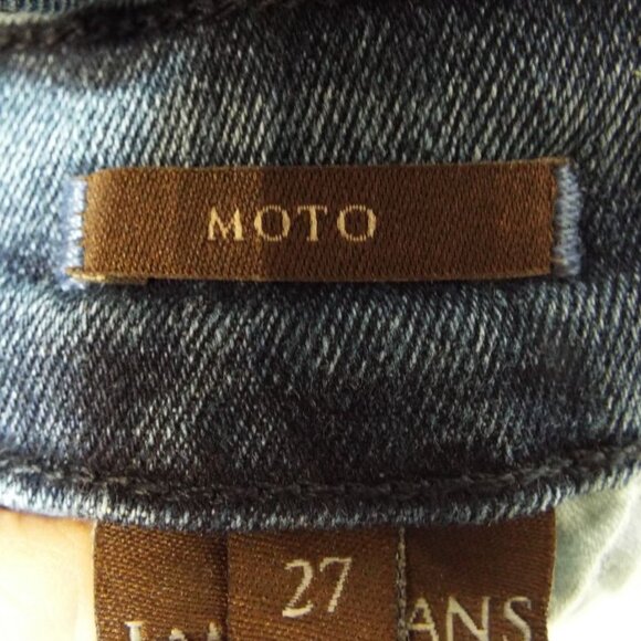 James Jeans MOTO Motorcycle Legging Skinny Distressed Size 27 - Picture 12 of 15